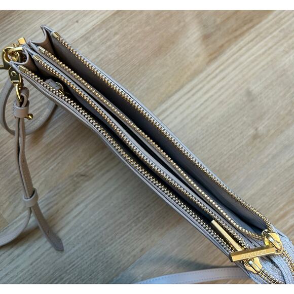 Dagne Dover Essentials Coated‎ Canvas Clutch/Wallet/Crossbody in Bleecker Blush - Picture 8 of 13